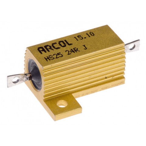 HS 25W 25R J HEATSINK RESISTOR 5% 